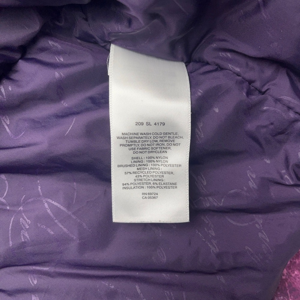 Columbia Titanium Omni-Tech Women's‎ Ski Jacket Purple Print Medium Snowboard - Picture 9 of 12